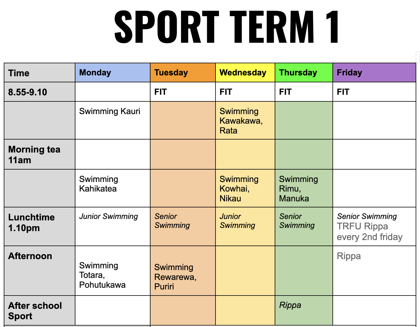 sports term 1